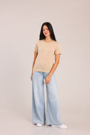 FOX נשים חולצה חולצת טישרט בייסיק עם צווארון עגול FOX | חולצת בייסיק | קנה עכשיו