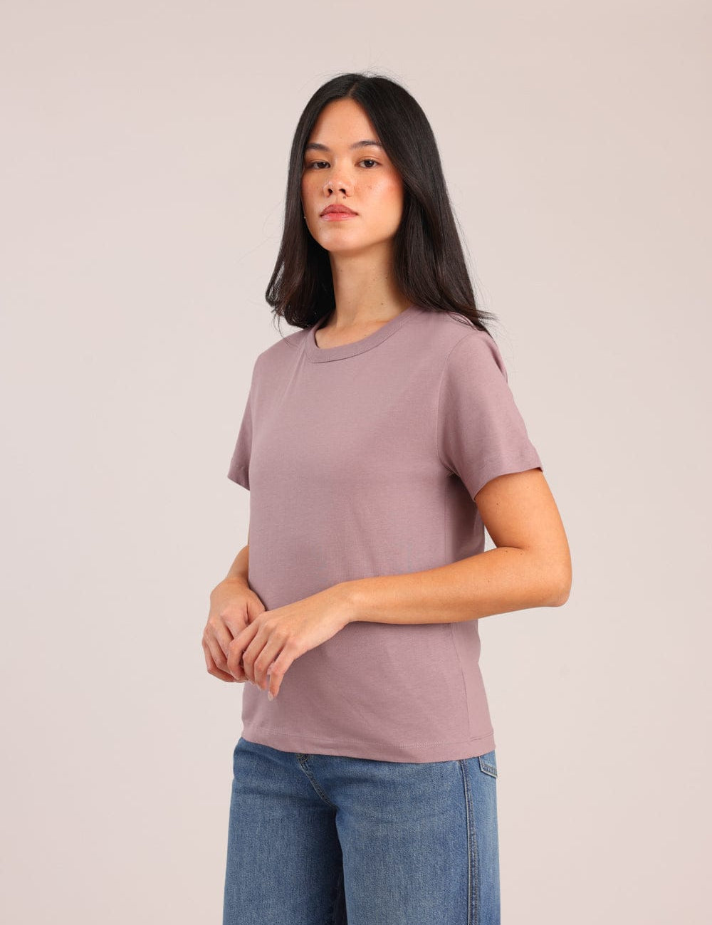 FOX נשים חולצה חולצת טישרט בייסיק עם צווארון עגול FOX | חולצת בייסיק | קנה עכשיו