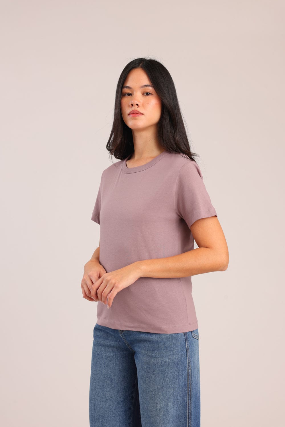 FOX נשים חולצה חולצת טישרט בייסיק עם צווארון עגול FOX | חולצת בייסיק | קנה עכשיו