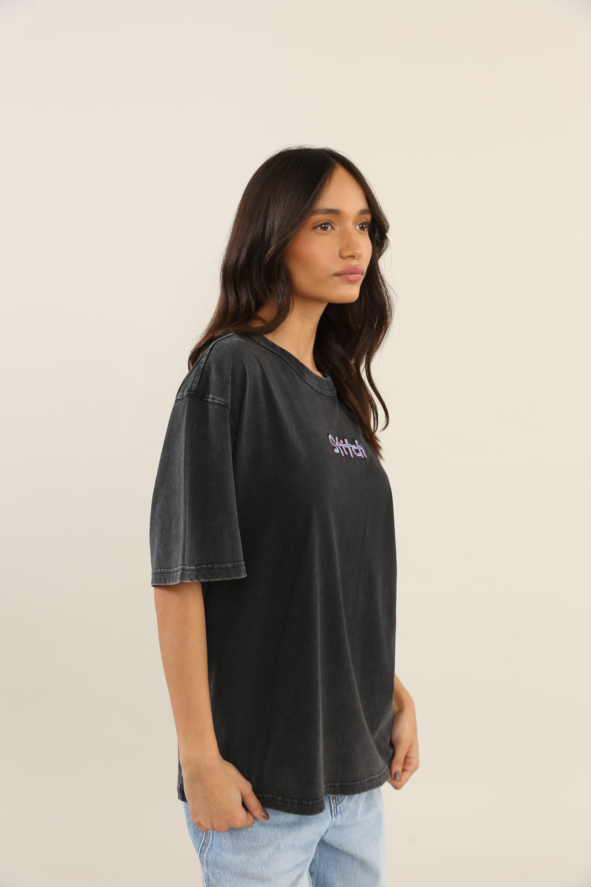 FOX נשים חולצה חולצה ממותגת סטיץ FOX | חולצה ממותגת דיסני | קנה עכשיו