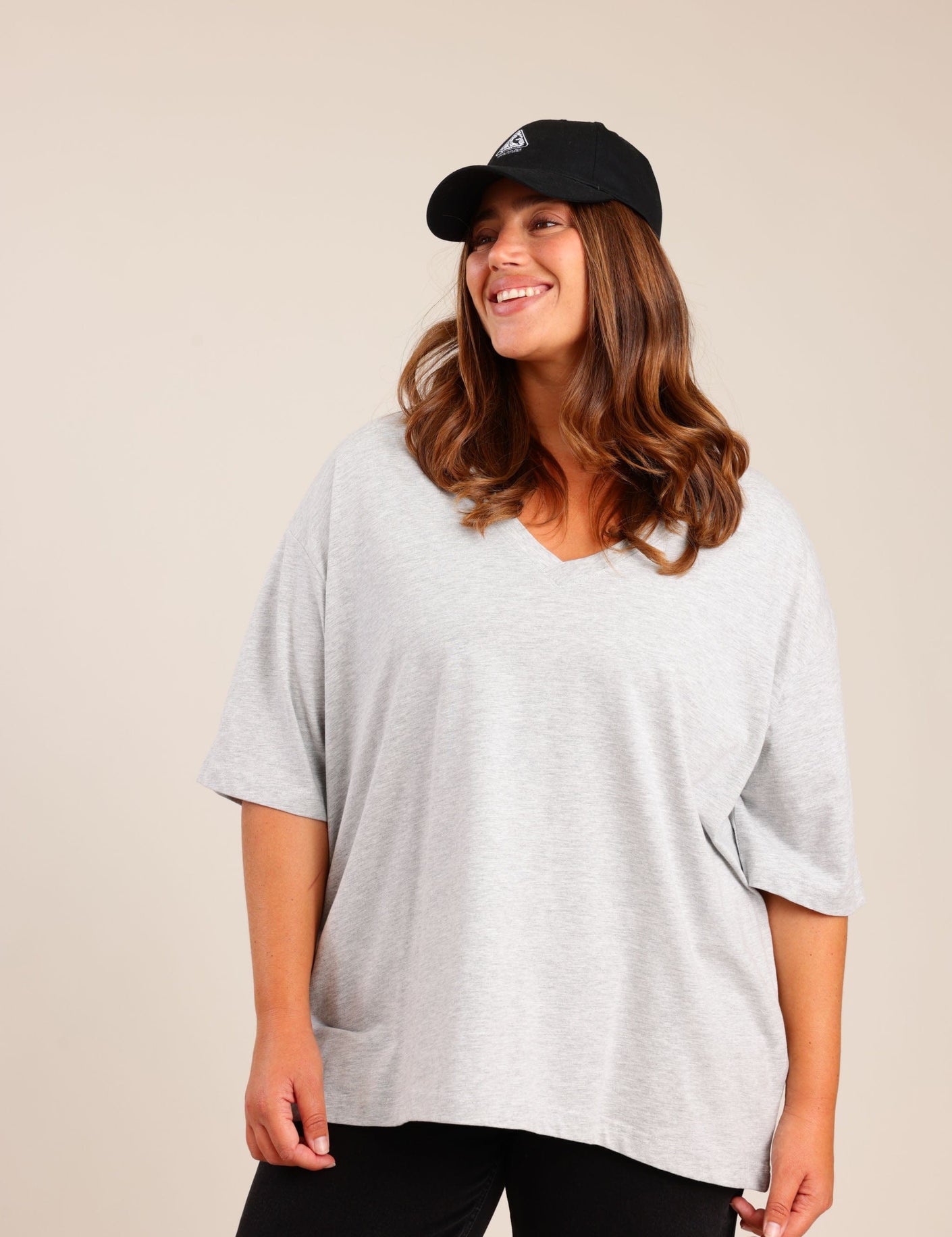 FOX פלאס נשים חולצה חולצה  | PLUS SIZE חולצה  | PLUS SIZE