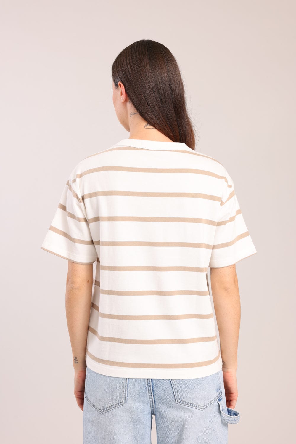 FOX נשים חולצה חולצה עם פסים חולצה עם פסים