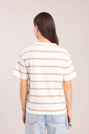 FOX נשים חולצה חולצה עם פסים חולצה עם פסים