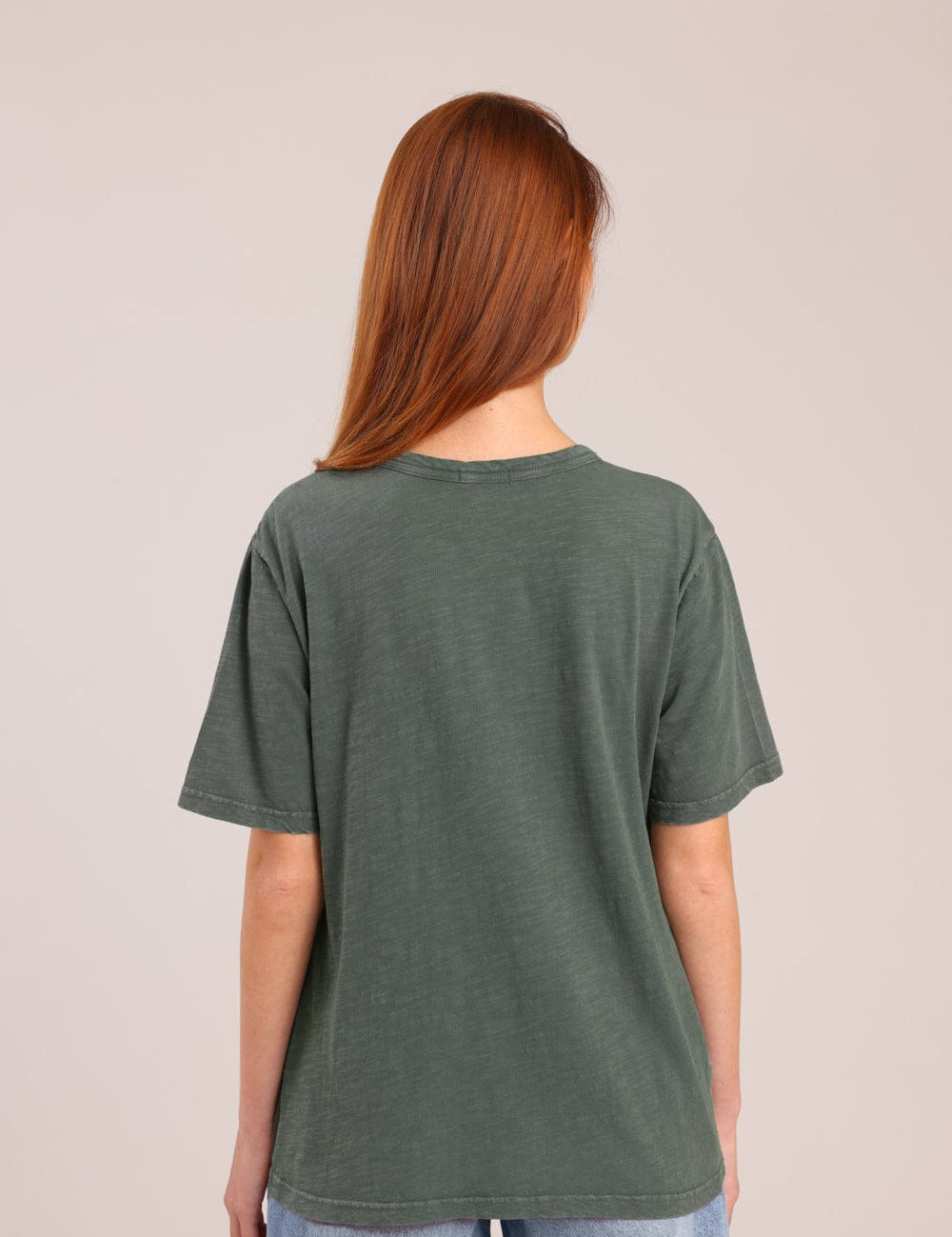 FOX נשים חולצה קצרה חולצת טריקו צווארון עגול חולצת טריקו צווארון עגול