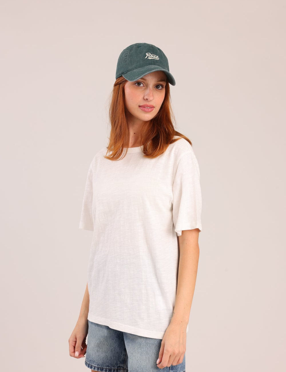 FOX נשים חולצה קצרה חולצת טריקו קצרה חלקה חולצת טריקו קצרה חלקה