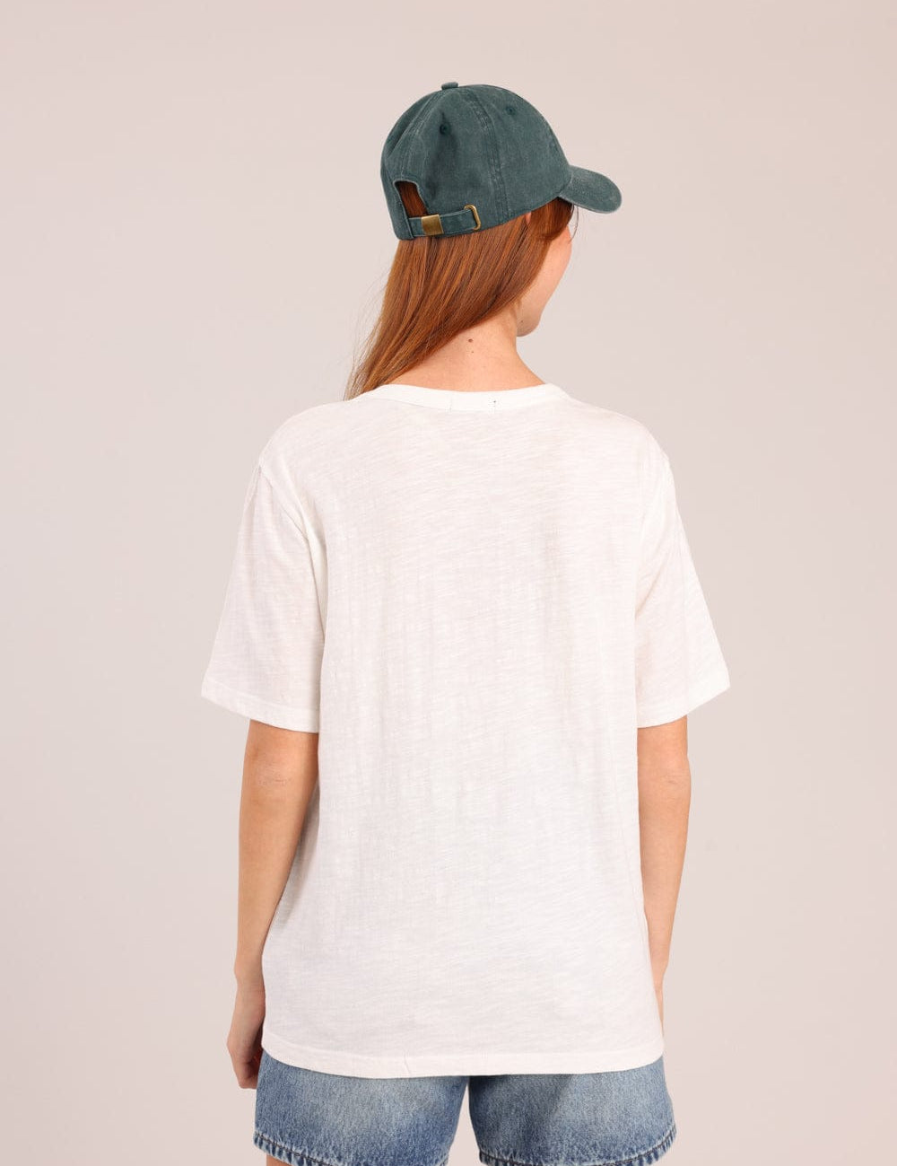 FOX נשים חולצה קצרה חולצת טריקו קצרה חלקה חולצת טריקו קצרה חלקה