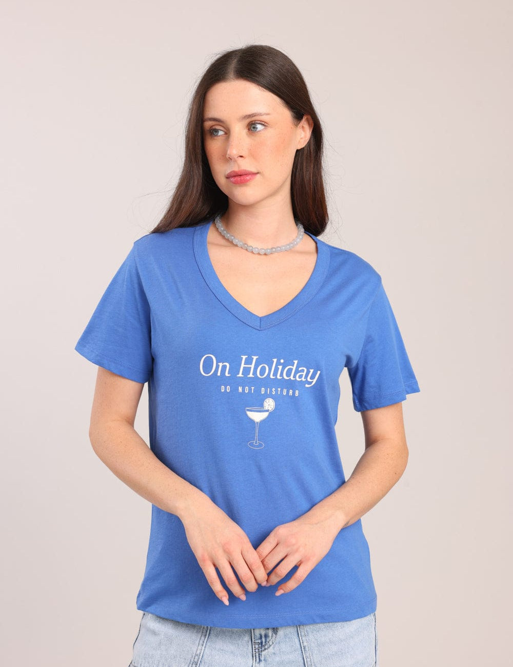 FOX נשים חולצה חולצת טישרט עם הדפס חולצת טישרט עם הדפס