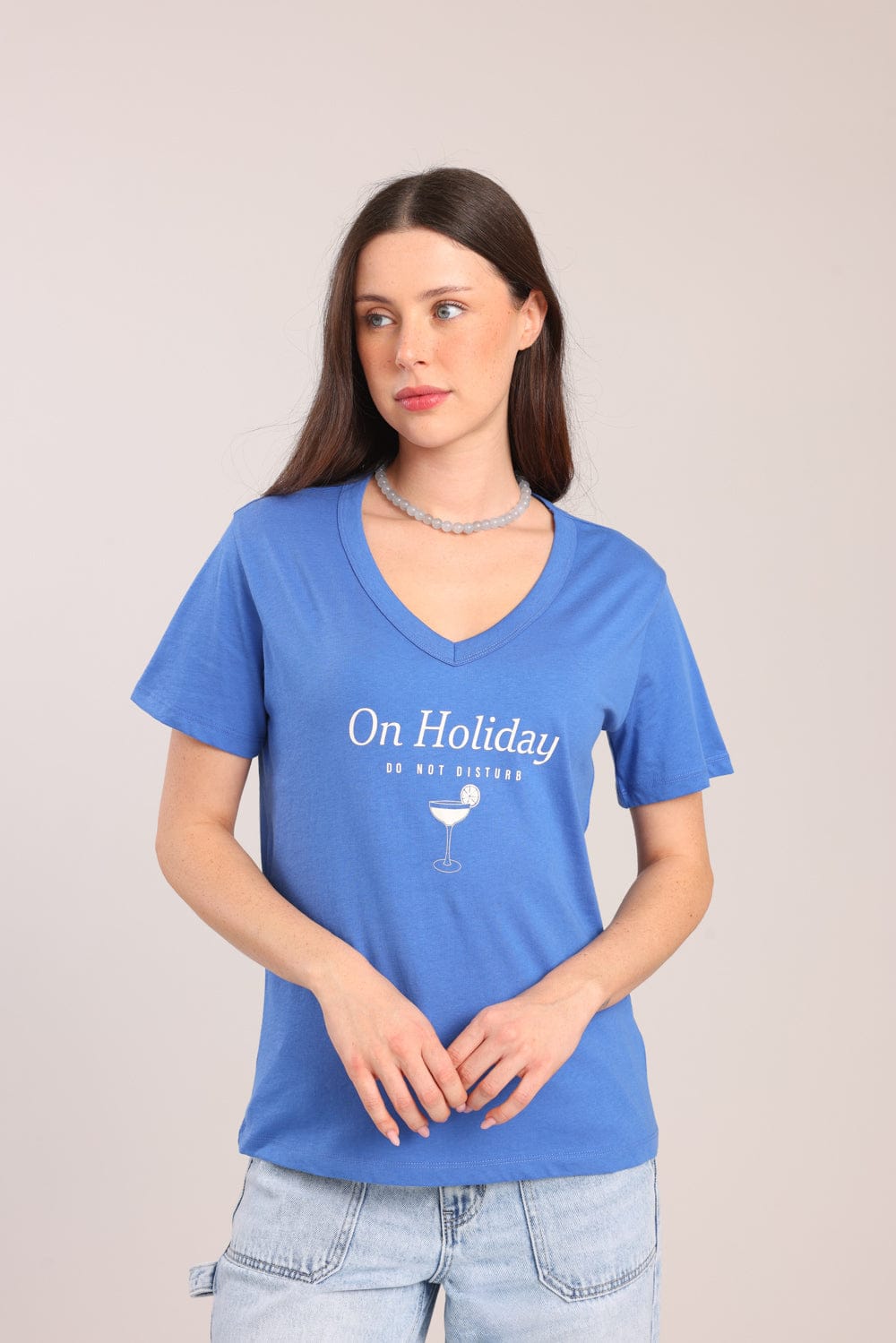 FOX נשים חולצה חולצת טישרט עם הדפס חולצת טישרט עם הדפס