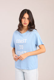 FOX נשים חולצה חולצת טריקו עם הדפס חולצת טריקו עם הדפס