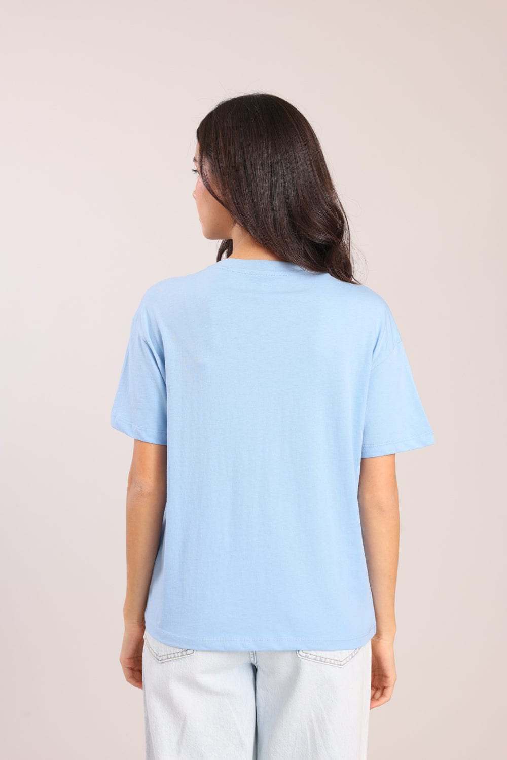 FOX נשים חולצה חולצת טריקו עם הדפס חולצת טריקו עם הדפס