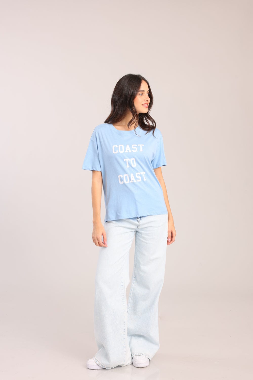 FOX נשים חולצה חולצת טריקו עם הדפס חולצת טריקו עם הדפס