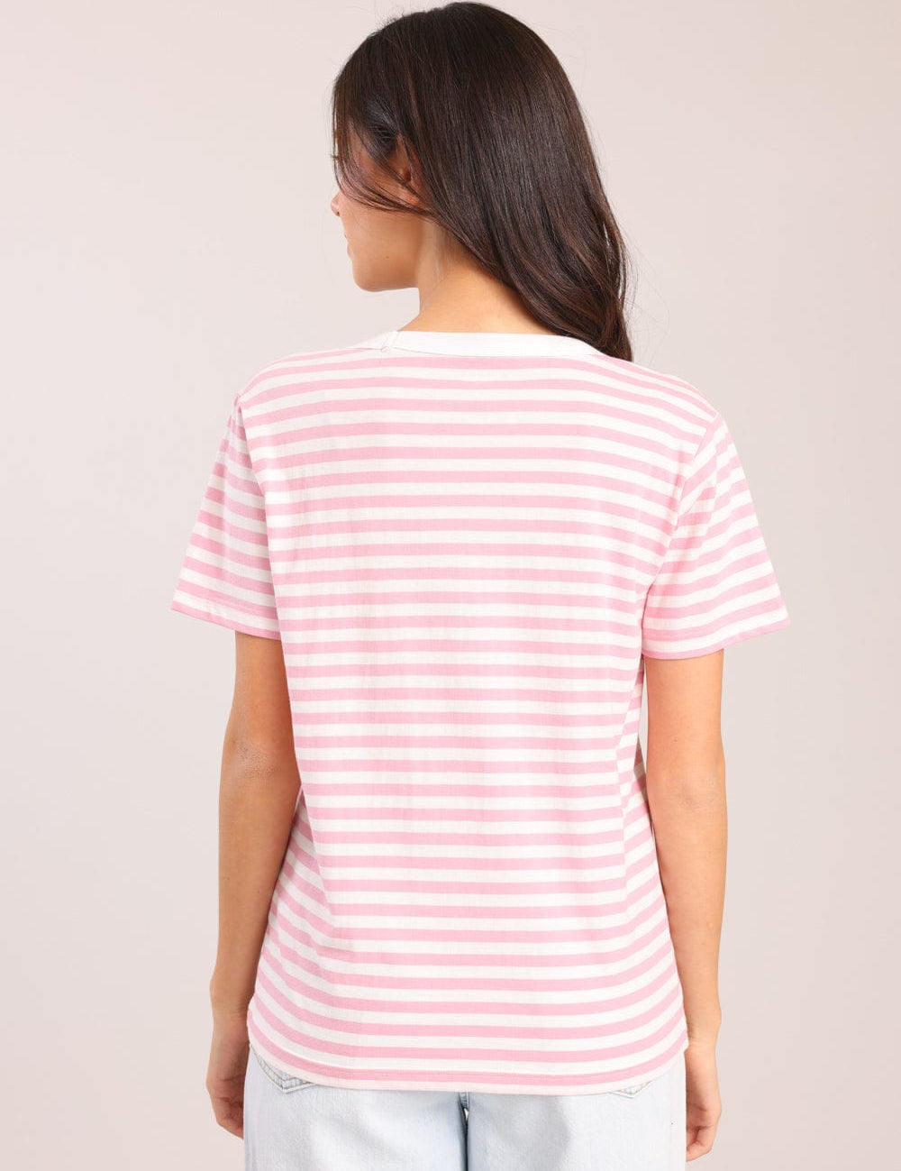 FOX נשים חולצה טישרט נשים צווארון V טישרט נשים צווארון V