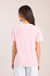 FOX נשים חולצה טישרט נשים צווארון V טישרט נשים צווארון V