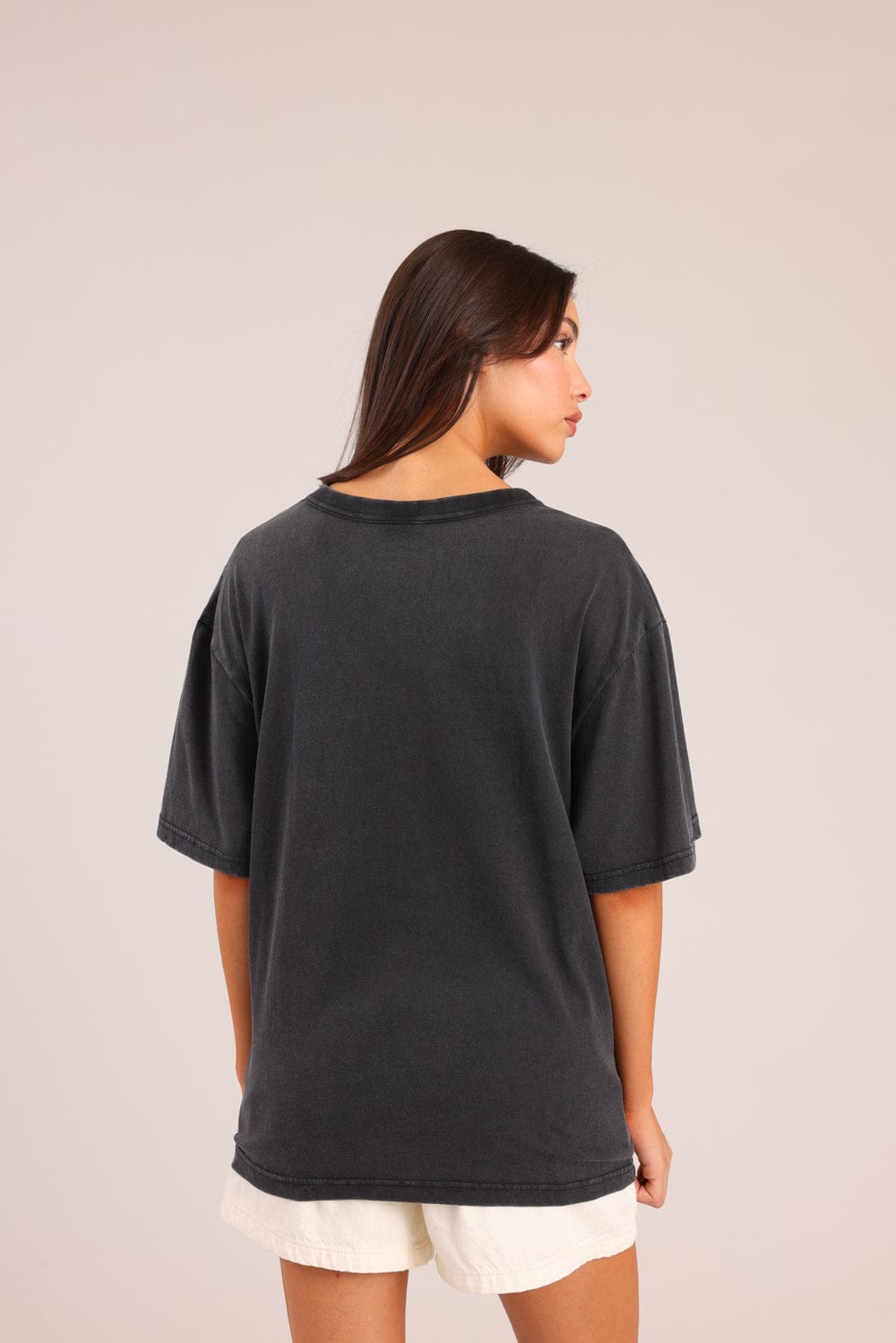 FOX נשים חולצה קצרה חולצה ממותגת סטיץ' דיסני חולצה ממותגת סטיץ' דיסני