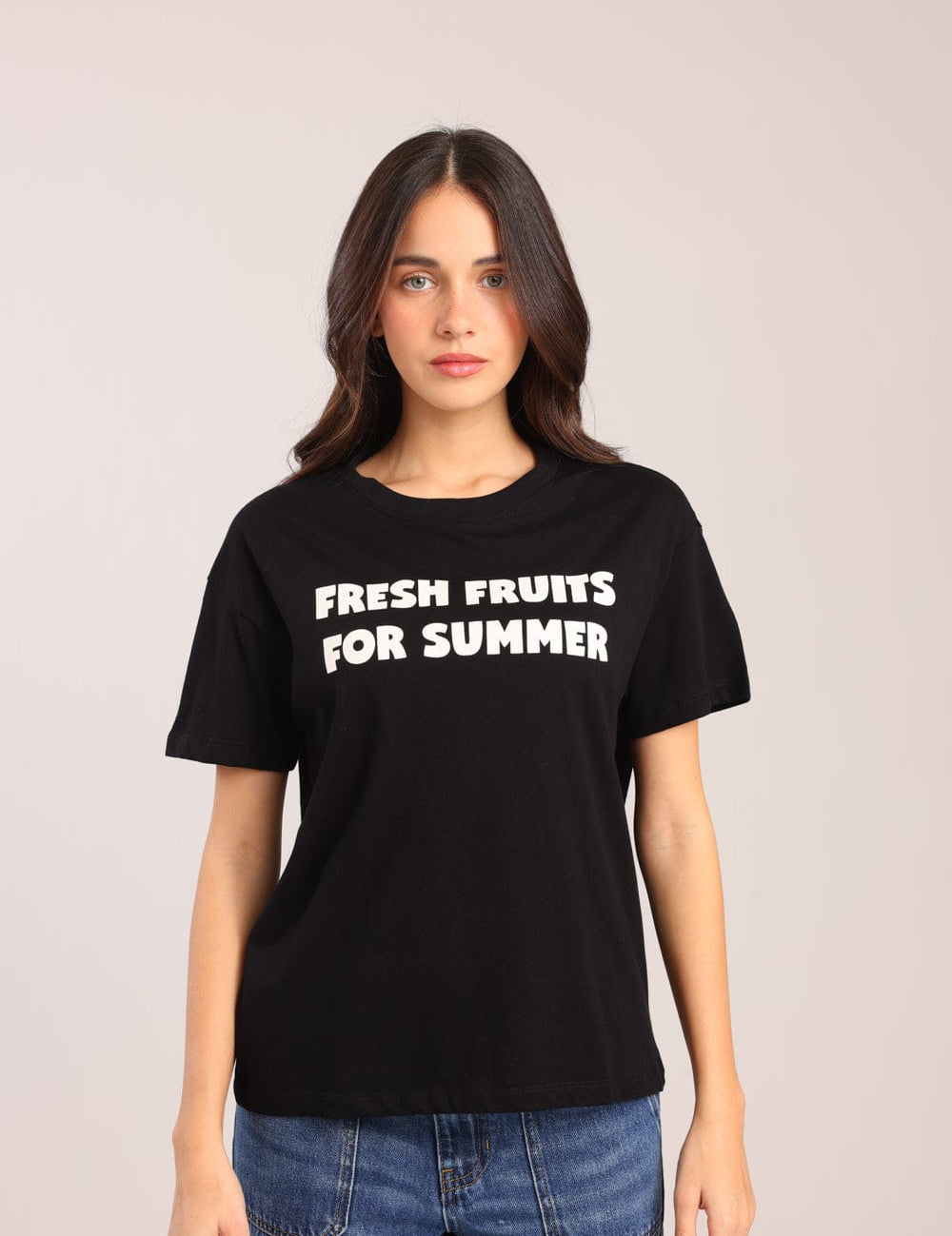 FOX נשים חולצה טישרט נשים עם הדפס טישרט נשים עם הדפס