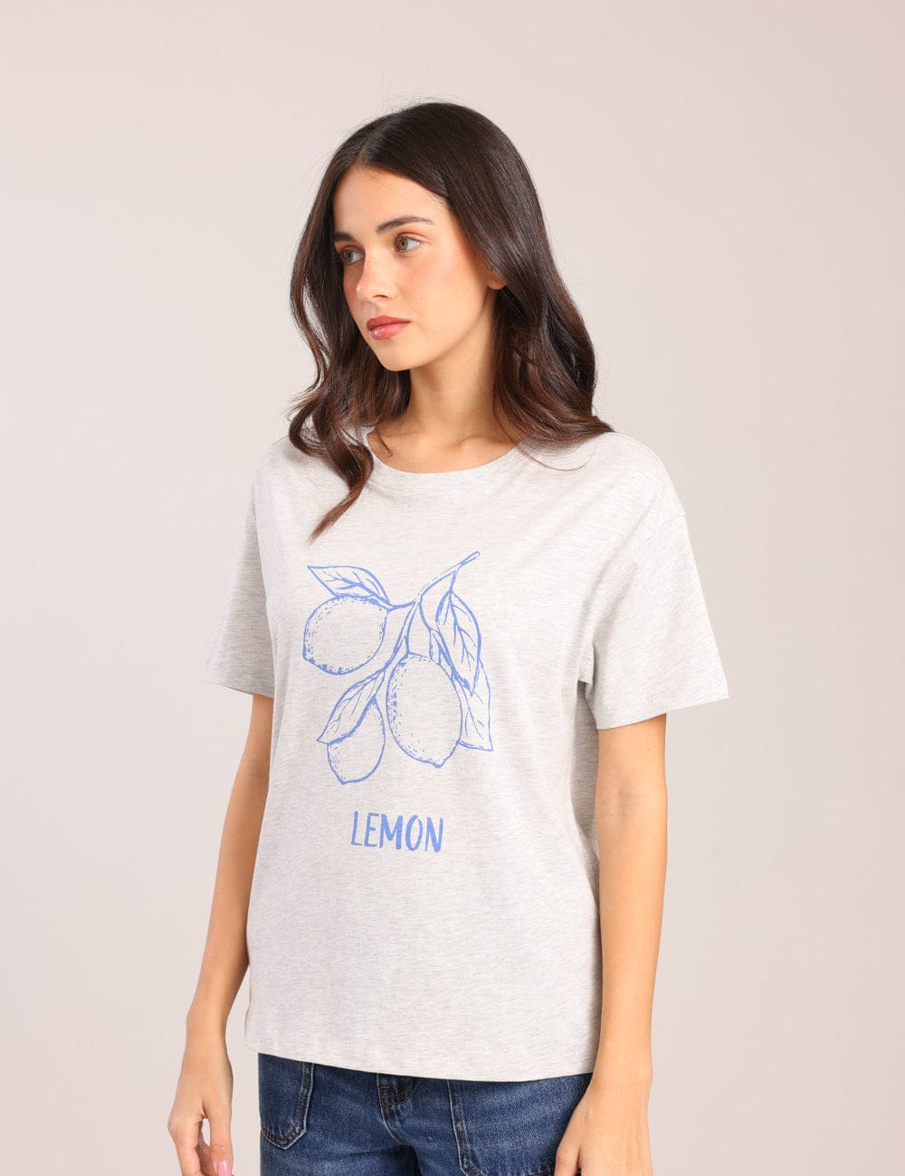 FOX נשים חולצה חולצה עם הדפס חולצה עם הדפס