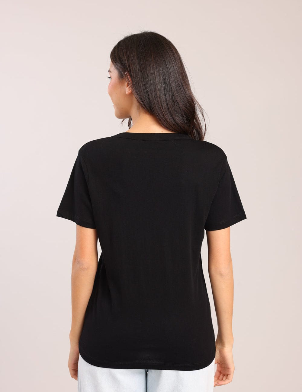 FOX נשים חולצה חולצת V עם הדפס חולצת V עם הדפס