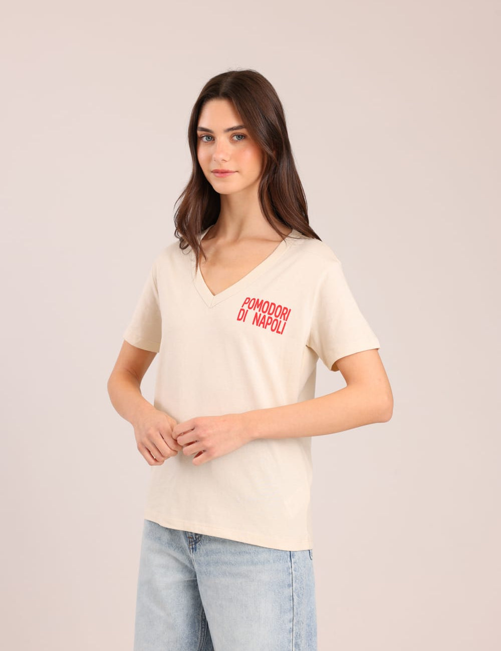 FOX נשים חולצה קצרה חולצה עם הדפס חולצה עם הדפס