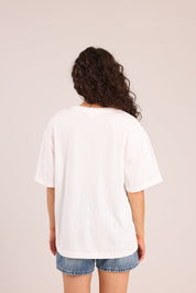 FOX נשים חולצה קצרה חולצה ממותגת סטיץ' דיסני חולצה ממותגת סטיץ' דיסני