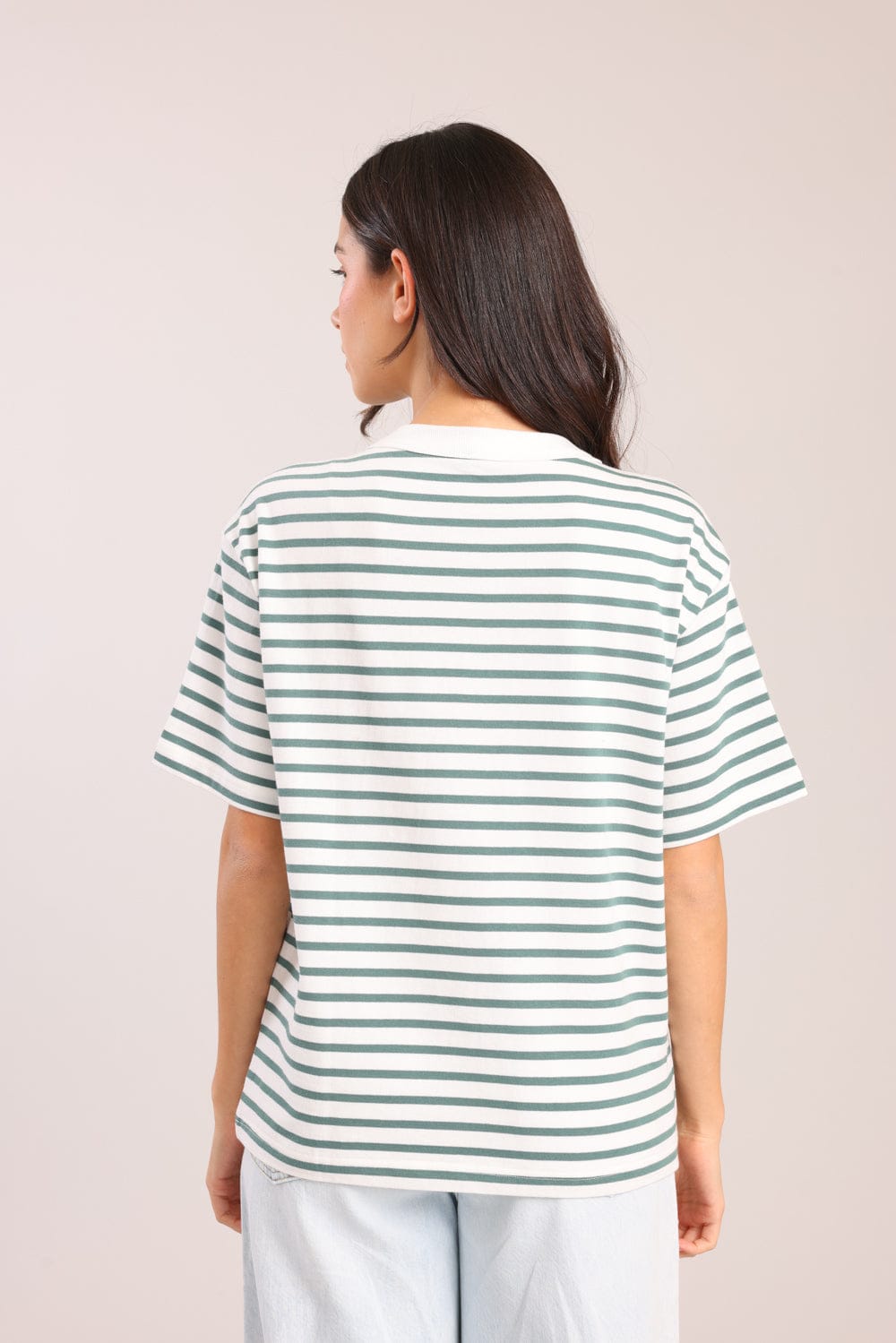 FOX נשים חולצה חולצה עם פסים חולצה עם פסים