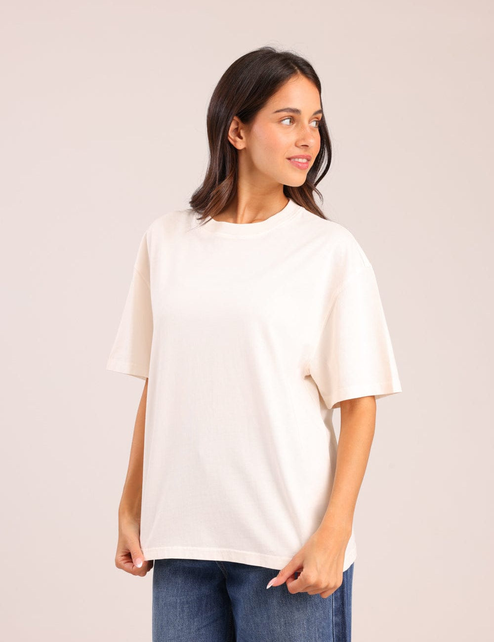 FOX נשים חולצה קצרה חולצה חלקה חולצה חלקה