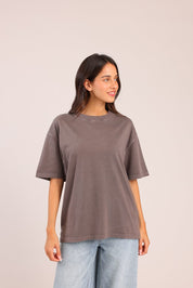 FOX נשים חולצה קצרה חולצה חלקה חולצה חלקה