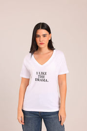 FOX נשים חולצה קצרה חולצה עם הדפס חולצה עם הדפס