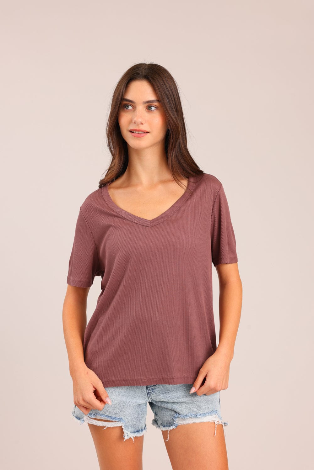 FOX FOX חולצה קצרה חולצה חלקה חולצה חלקה