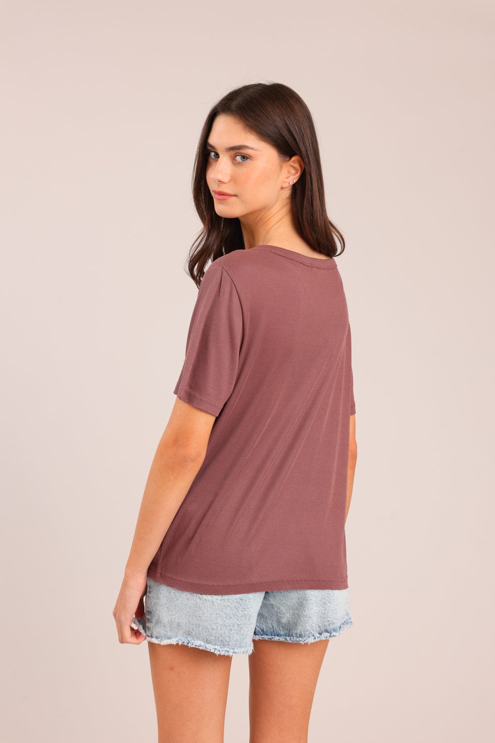 FOX FOX חולצה קצרה חולצה חלקה חולצה חלקה