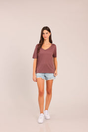 FOX FOX חולצה קצרה חולצה חלקה חולצה חלקה