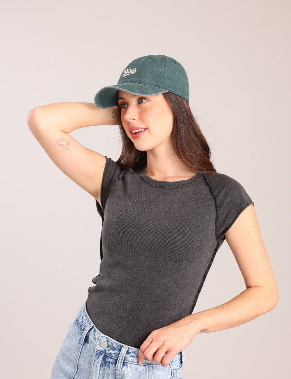 FOX נשים חולצה חולצה חלקה חולצה חלקה