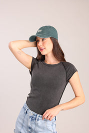 FOX נשים חולצה חולצה חלקה חולצה חלקה