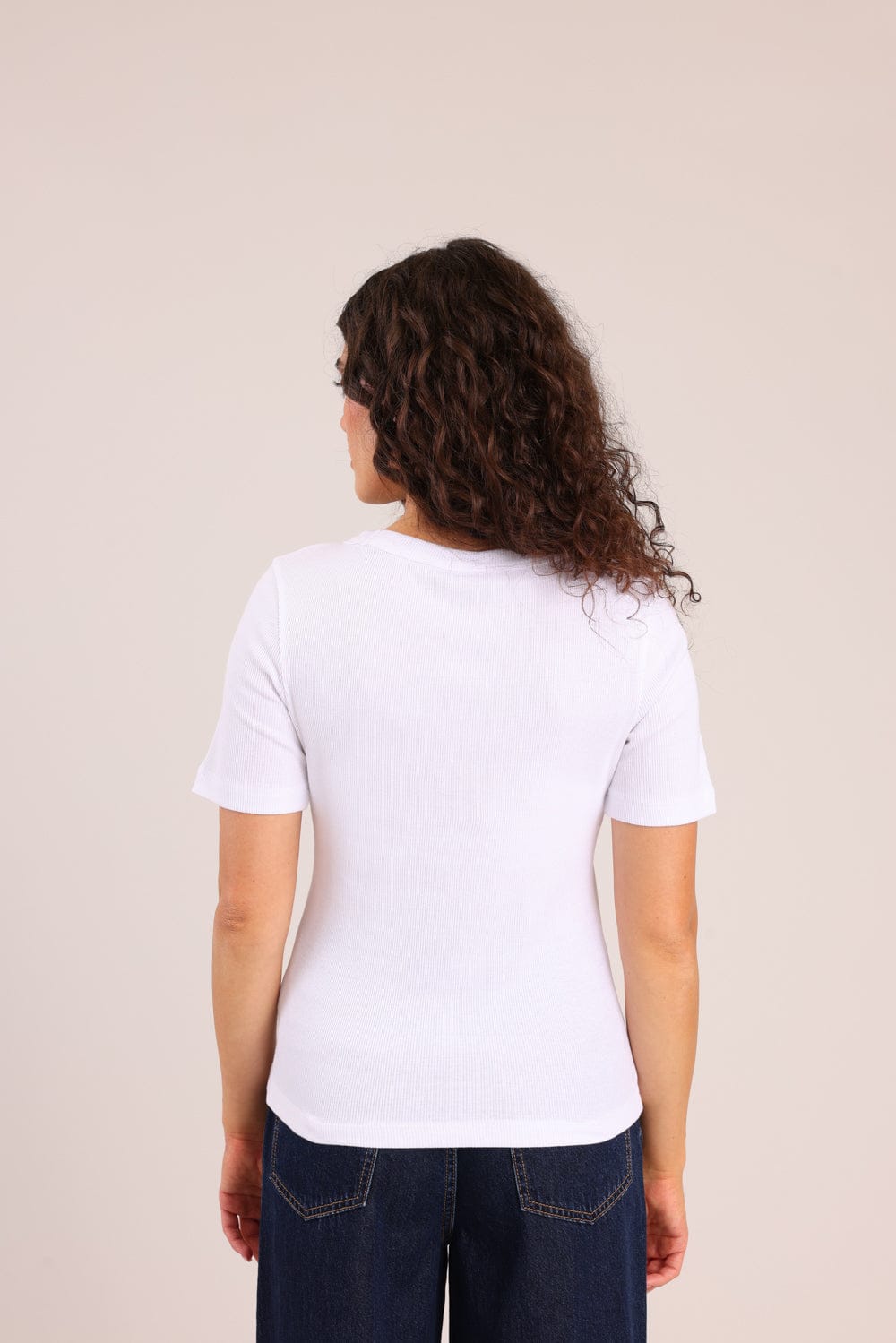 FOX FOX חולצה קצרה חולצת בייסיק חלקה חולצת בייסיק חלקה