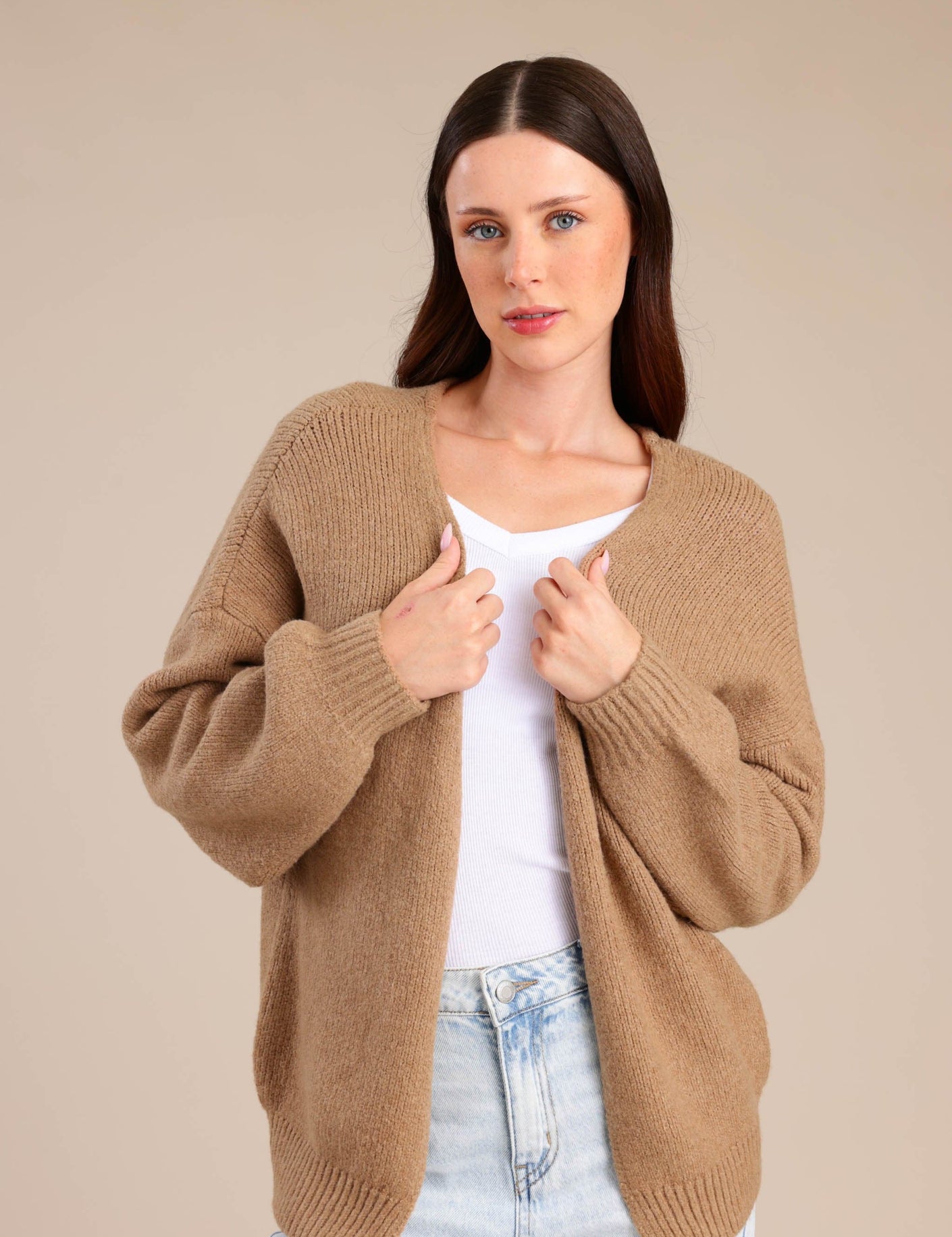 FOX נשים סריגים סריג סריג