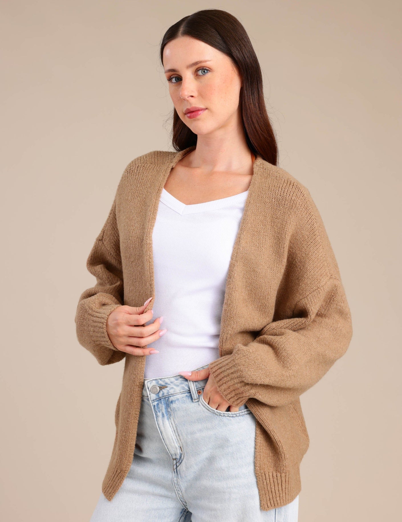 FOX נשים סריגים סריג סריג