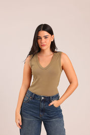 FOX נשים אחר גופייה חלקה גופייה חלקה