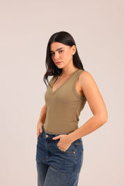 FOX נשים אחר גופייה חלקה גופייה חלקה