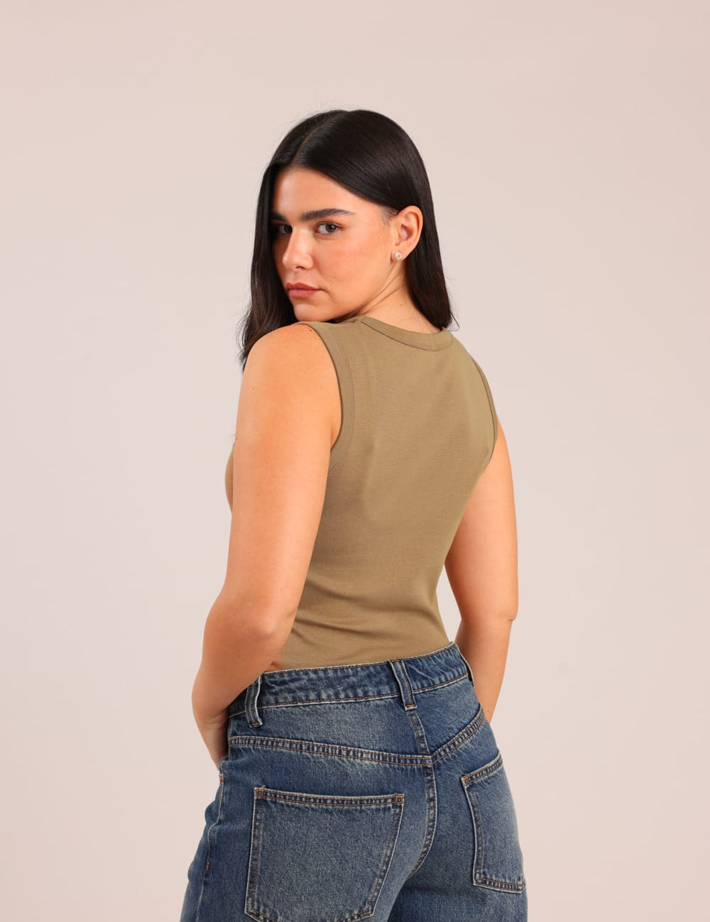 FOX נשים אחר גופייה חלקה גופייה חלקה