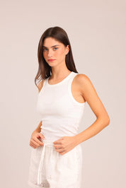 FOX נשים אחר גופיית ריב גופיית ריב