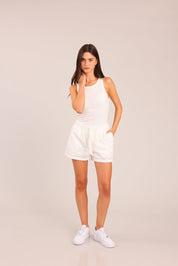 FOX נשים אחר גופיית ריב גופיית ריב