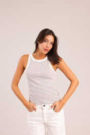 FOX נשים אחר גופיית ריב גופיית ריב