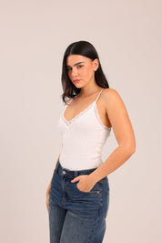 FOX נשים גופיה גופיית ריב גופיית ריב