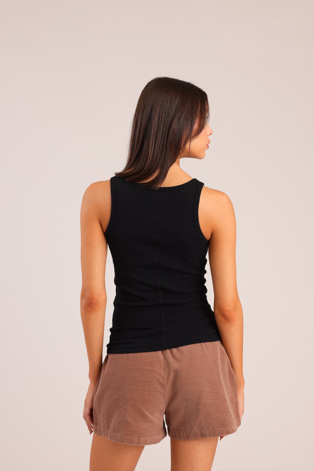 FOX נשים גופיה גופייה חלקה גופייה חלקה