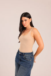 FOX נשים גופיה גופייה חלקה גופייה חלקה