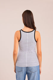 FOX נשים גופיה גופייה עם פסים גופייה עם פסים