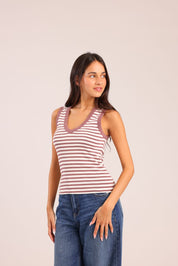 FOX נשים אחר גופיית ריב גופיית ריב