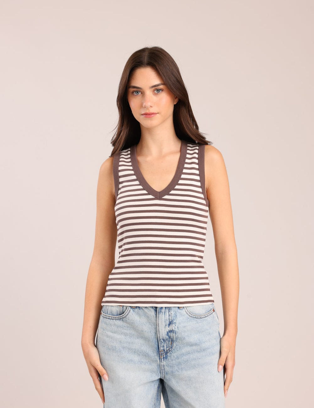 FOX נשים אחר גופיית ריב גופיית ריב