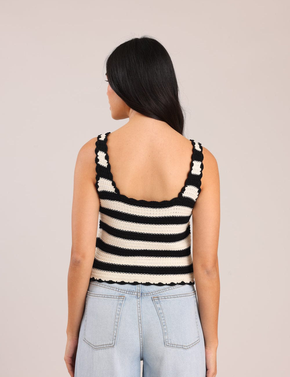 FOX נשים אחר גופיית סריג גופיית סריג