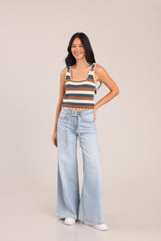 FOX נשים אחר גופיית סריג גופיית סריג