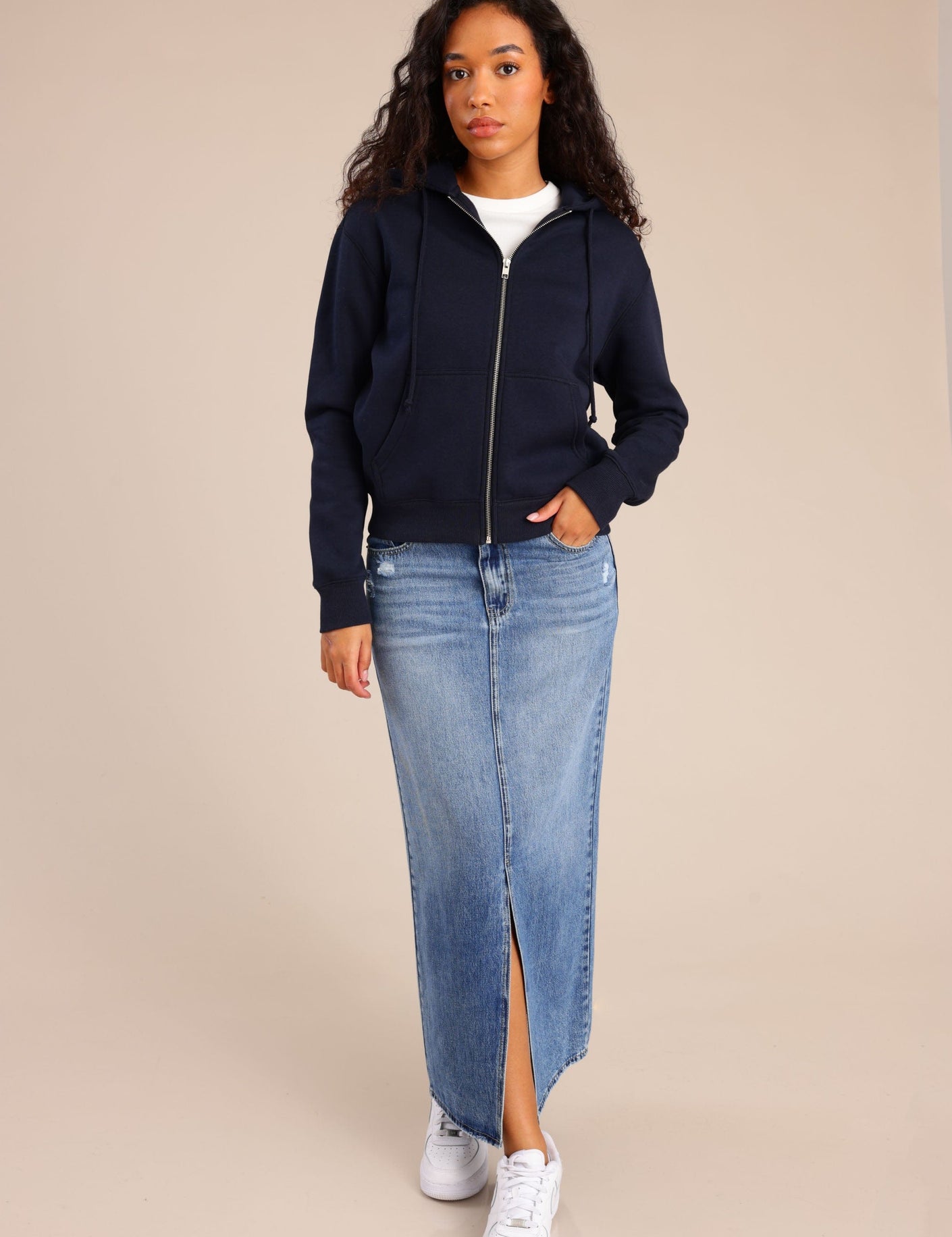 FOX נשים אחר חצאית ג'ינס חצאית ג'ינס